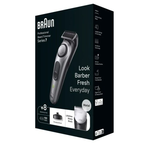 BRAUN BT7420 Beard Trimmer BlkSpGr Braun BRAUN BT7420 Beard Trimmer BlkSpGr Braun