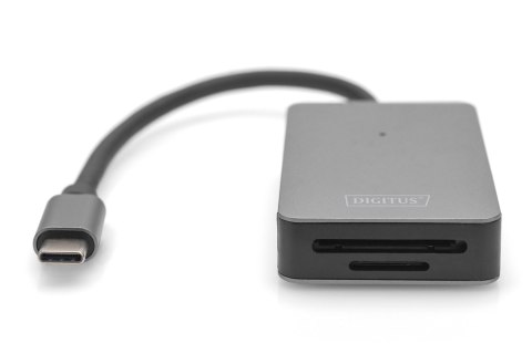 Czytnik kart pamięci Digitus | USB-C, 2-portowy, szybki | DA-70333 Czytnik kart pamięci Digitus | USB-C, 2-portowy, szybki | DA-70333