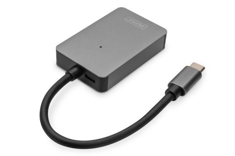 Czytnik kart pamięci Digitus | USB-C, 2-portowy, szybki | DA-70333 Czytnik kart pamięci Digitus | USB-C, 2-portowy, szybki | DA-70333