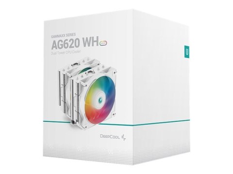 Deepcool | CPU Cooler | AG620 WH ARGB | Intel, AMD Deepcool | CPU Cooler | AG620 WH ARGB | Intel, AMD
