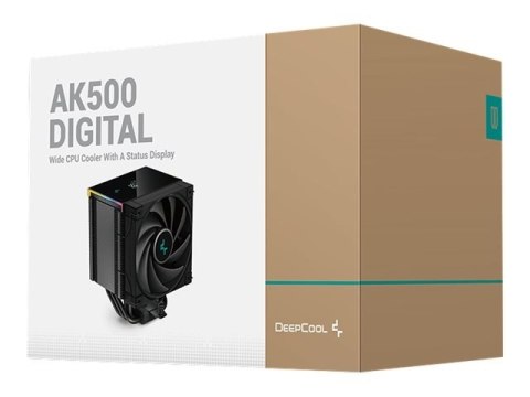 Deepcool | Digital CPU Cooler | AK500S | Intel, AMD Deepcool | Digital CPU Cooler | AK500S | Intel, AMD