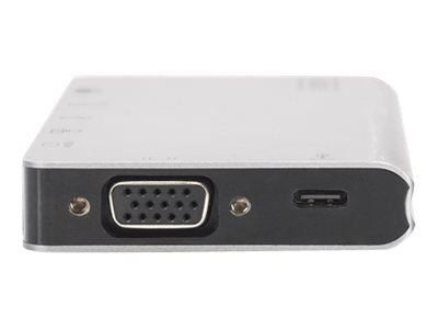 Digitus | USB-C Multiport Travel Dock | DA-70866 | Stacja dokująca | Porty Ethernet LAN (RJ-45) 1 | Porty VGA (D-Sub) 1 | Porty Digitus | USB-C Multiport Travel Dock | DA-70866 | Stacja dokująca | Porty Ethernet LAN (RJ-45) 1 | Porty VGA (D-Sub) 1 | Porty