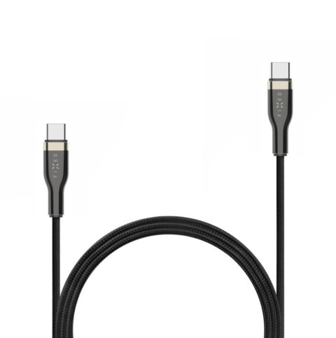 Fixed | Braided Cable USB-C/USB-C, 2m, 100W | FIXDB-CC2-BK Fixed | Braided Cable USB-C/USB-C, 2m, 100W | FIXDB-CC2-BK