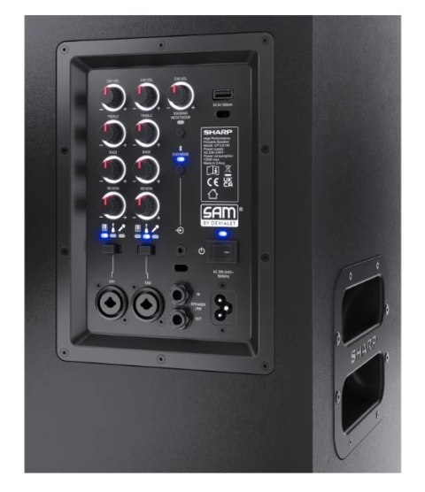 Głośnik przenośny Sharp SumoBox CP-LS100 High Performance | Sharp | Głośnik przenośny | SUMOBOX CP-LS100 High Performance | 120 Głośnik przenośny Sharp SumoBox CP-LS100 High Performance | Sharp | Głośnik przenośny | SUMOBOX CP-LS100 High Performance | 120