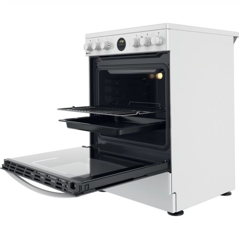 INDESIT | Cooker | IS67V8CHW/E | Hob type Vitroceramic | Oven type Electric | White | Width 60 cm | Grilling | Depth 60 cm | 69 INDESIT | Cooker | IS67V8CHW/E | Hob type Vitroceramic | Oven type Electric | White | Width 60 cm | Grilling | Depth 60 cm | 69