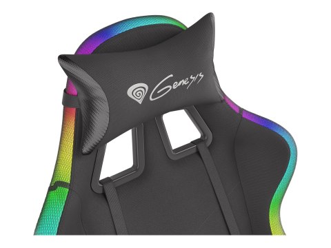 Krzesło Gamingowe Genesis Trit 500 RGB w Kolorze Czarnym Krzesło Gamingowe Genesis Trit 500 RGB w Kolorze Czarnym