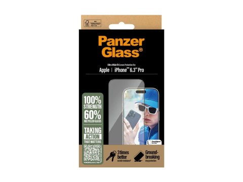 Ochraniacz ekranu PanzerGlass iPhone 16 Pro | Ultra-Wide Fit Ochraniacz ekranu PanzerGlass iPhone 16 Pro | Ultra-Wide Fit