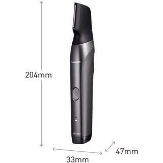 Panasonic | Trymer do włosów | ER-GY60-H503 | Liczba kroków długości 20 | Dokładność kroku 0,5 mm | Czarny/Srebrny | Bezprzewodo
