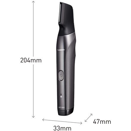 Panasonic | Trymer do włosów | ER-GY60-H503 | Liczba kroków długości 20 | Dokładność kroku 0,5 mm | Czarny/Srebrny | Bezprzewodo Panasonic | Trymer do włosów | ER-GY60-H503 | Liczba kroków długości 20 | Dokładność kroku 0,5 mm | Czarny/Srebrny | Bezprzewodo