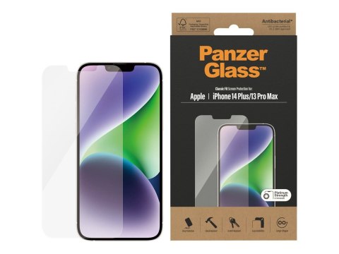 PanzerGlass | Ochraniacz ekranu | Apple | iPhone 14 Plus/13 Pro Max | Szkło | Przezroczyste | Klasyczne dopasowanie PanzerGlass | Ochraniacz ekranu | Apple | iPhone 14 Plus/13 Pro Max | Szkło | Przezroczyste | Klasyczne dopasowanie