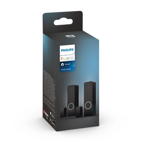 Philips Hue Contact sensor, 2pcs pack, Black Philips Hue Contact sensor, 2pcs pack, Black