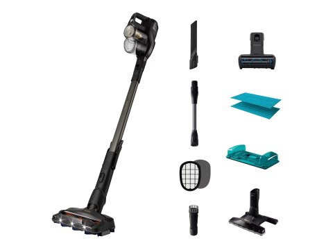 Philips | Vacuum cleaner | XC8349/01 Aqua Plus | Cordless operating | Handstick | - W | 25 V | Operating time (max) 80 min | Bla Philips | Vacuum cleaner | XC8349/01 Aqua Plus | Cordless operating | Handstick | - W | 25 V | Operating time (max) 80 min | Bla