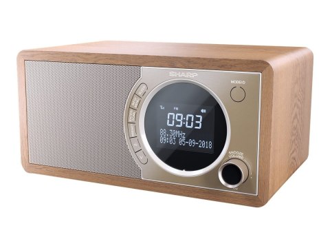 Radio cyfrowe Sharp DR-450(BR), FM/DAB/DAB+, Bluetooth 4.2, funkcja alarmu, brązowy | Sharp | Radio cyfrowe | DR-450(BR) | brązo Radio cyfrowe Sharp DR-450(BR), FM/DAB/DAB+, Bluetooth 4.2, funkcja alarmu, brązowy | Sharp | Radio cyfrowe | DR-450(BR) | brązo