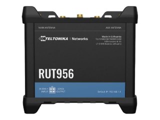 Router przemysłowy | RUT956 | 802.11n | 10/100 Mbit/s | Porty Ethernet LAN (RJ-45) 4 | Obsługa sieci Mesh Nie | MU-MiMO Nie | 2G