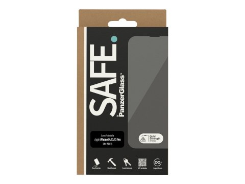SAFE by PanzerGlass Screen Protector Apple iPhone 14 | 13 | 13 Pro | Ultra-Wide Fit SAFE by PanzerGlass Screen Protector Apple iPhone 14 | 13 | 13 Pro | Ultra-Wide Fit