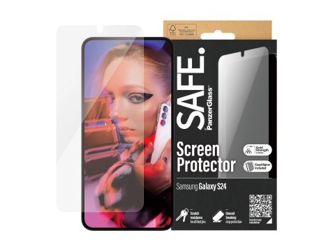 SAFE by PanzerGlass Screen Protector Samsung Galaxy S24 | Ultra-Wide Fit z EasyAligner SAFE by PanzerGlass Screen Protector Samsung Galaxy S24 | Ultra-Wide Fit z EasyAligner