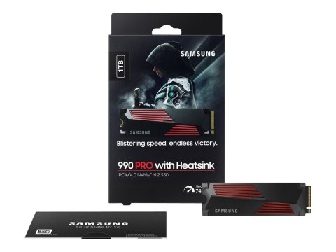 Samsung | 990 PRO z radiatorem | 1000 GB | Format SSD M.2 2280 | Interfejs SSD M.2 NVMe | Prędkość odczytu 7450 MB/s | Prędkość Samsung | 990 PRO z radiatorem | 1000 GB | Format SSD M.2 2280 | Interfejs SSD M.2 NVMe | Prędkość odczytu 7450 MB/s | Prędkość