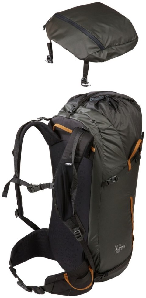 Thule | Stir Alpine, 40L | Hiking backpacks | Obsidian | Shoulder strap Thule | Stir Alpine, 40L | Hiking backpacks | Obsidian | Shoulder strap