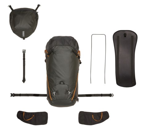 Thule | Stir Alpine, 40L | Hiking backpacks | Obsidian | Shoulder strap Thule | Stir Alpine, 40L | Hiking backpacks | Obsidian | Shoulder strap