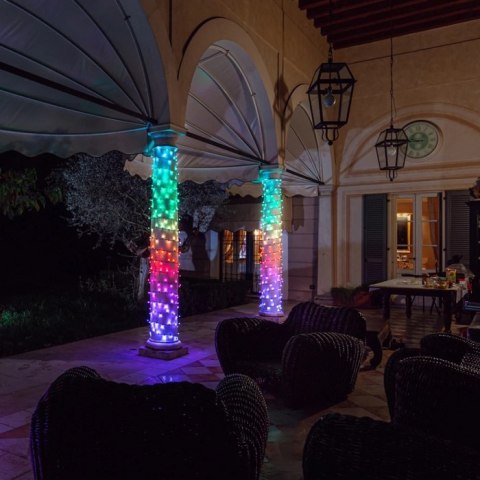 Twinkly|Strings Smart LED Lights 100 RGB (Multicolor), 8m, czarny przewód|RGB - 16M+ kolorów Twinkly|Strings Smart LED Lights 100 RGB (Multicolor), 8m, czarny przewód|RGB - 16M+ kolorów
