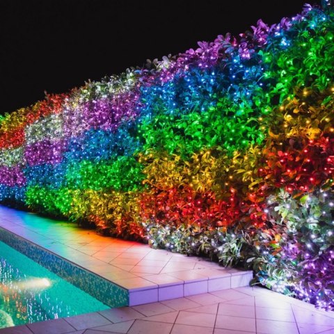Twinkly|Strings Smart LED Lights 100 RGB (Multicolor), 8m, czarny przewód|RGB - 16M+ kolorów Twinkly|Strings Smart LED Lights 100 RGB (Multicolor), 8m, czarny przewód|RGB - 16M+ kolorów