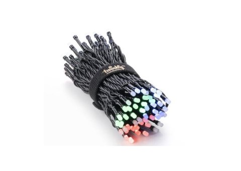 Twinkly|Strings Smart LED Lights 100 RGB (Multicolor), 8m, czarny przewód|RGB - 16M+ kolorów Twinkly|Strings Smart LED Lights 100 RGB (Multicolor), 8m, czarny przewód|RGB - 16M+ kolorów