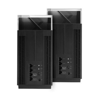 ASUS ZenWiFi Pro ET12 - system Wi-Fi - Wi-Fi 6E - desktop | 3-portowy przełącznik | AXE11000 | 2,4 GHz / 5 GHz / 6 GHz | 2 route