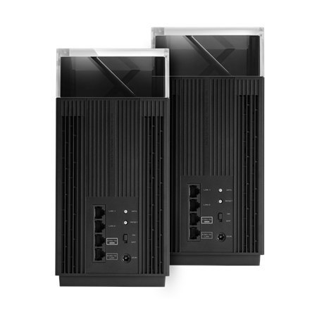 ASUS ZenWiFi Pro ET12 - system Wi-Fi - Wi-Fi 6E - desktop | 3-portowy przełącznik | AXE11000 | 2,4 GHz / 5 GHz / 6 GHz | 2 route ASUS ZenWiFi Pro ET12 - system Wi-Fi - Wi-Fi 6E - desktop | 3-portowy przełącznik | AXE11000 | 2,4 GHz / 5 GHz / 6 GHz | 2 route