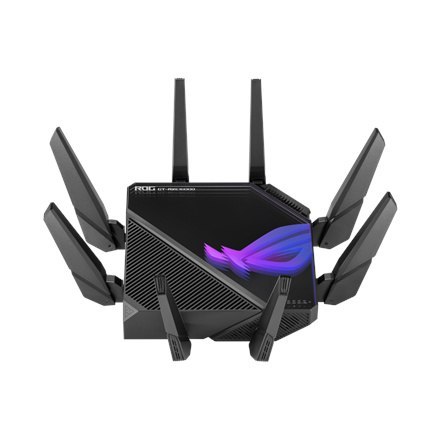 Asus | Wifi 6 802.11ax Quad-band Gigabit Gaming Router | ROG GT-AXE16000 Rapture | 802.11ax | 1148+4804+4804+48004 Mbit/s | 10/1 Asus | Wifi 6 802.11ax Quad-band Gigabit Gaming Router | ROG GT-AXE16000 Rapture | 802.11ax | 1148+4804+4804+48004 Mbit/s | 10/1