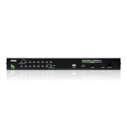 Aten CS1716A 16-portowy przełącznik KVM PS/2-USB VGA z portem Daisy-Chain i obsługą urządzeń peryferyjnych USB Aten | 16-portowy Aten CS1716A 16-portowy przełącznik KVM PS/2-USB VGA z portem Daisy-Chain i obsługą urządzeń peryferyjnych USB Aten | 16-portowy