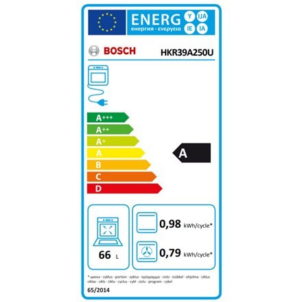 Bosch | Kuchenka | HKR39A250U | Typ płyty Vitroceramic | Typ piekarnika Electric | Stal szlachetna | Szerokość 60 cm | Elektroni Bosch | Kuchenka | HKR39A250U | Typ płyty Vitroceramic | Typ piekarnika Electric | Stal szlachetna | Szerokość 60 cm | Elektroni