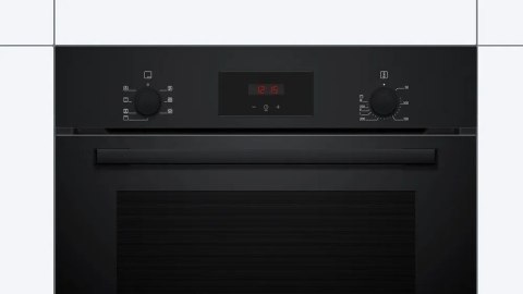 Bosch Oven | HBF133BA1 | 66 L | Electric | EcoClean | Knobs | Height 59.5 cm | Width 59.4 cm | Black Bosch Oven | HBF133BA1 | 66 L | Electric | EcoClean | Knobs | Height 59.5 cm | Width 59.4 cm | Black