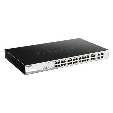 D-Link | 28-Port Gigabit Smart Managed PoE Switch | DGS-1210-28P | Managed L2+ | Desktop | 1 Gbps (RJ-45) ports quantity | SFP p D-Link | 28-Port Gigabit Smart Managed PoE Switch | DGS-1210-28P | Managed L2+ | Desktop | 1 Gbps (RJ-45) ports quantity | SFP p