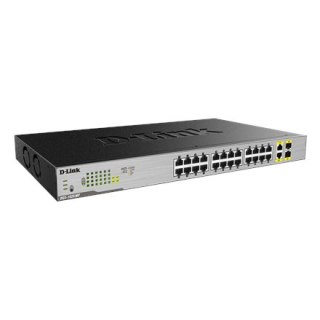 D-Link DGS 1026MP - switch - 26 portów - niezarządzalny - do montażu w szafie rack