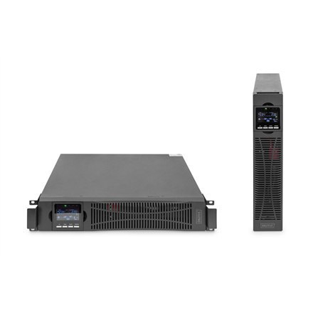 DIGITUS OnLine UPS, rack/tower, 3000VA, 3000W, LCD, 8 x C13, 1 x C19, RS-232, USB, karta SNMP (opcjonalnie), karta przekaźnikowa DIGITUS OnLine UPS, rack/tower, 3000VA, 3000W, LCD, 8 x C13, 1 x C19, RS-232, USB, karta SNMP (opcjonalnie), karta przekaźnikowa