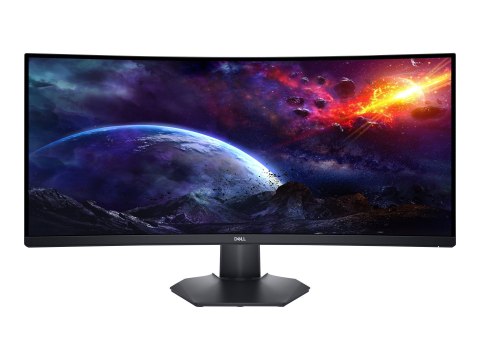 Dell 34 Gaming Monitor | S3422DWG | 34 cale | VA | WQHD 3440 x 1440 (DisplayPort: 144 Hz, HDMI: 100 Hz) | 400 cd/m² | 2xHDMI, Di Dell 34 Gaming Monitor | S3422DWG | 34 cale | VA | WQHD 3440 x 1440 (DisplayPort: 144 Hz, HDMI: 100 Hz) | 400 cd/m² | 2xHDMI, Di