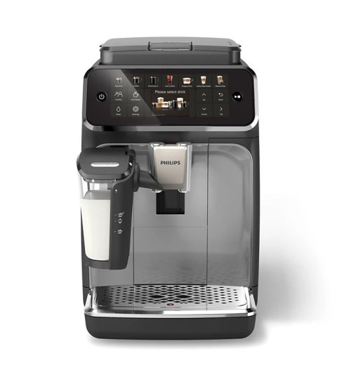 Espresso Machine | EP4446/70 | Pump pressure 15 bar | Built-in milk frother | Fully Automatic | 1500 W | Black/Silver Espresso Machine | EP4446/70 | Pump pressure 15 bar | Built-in milk frother | Fully Automatic | 1500 W | Black/Silver