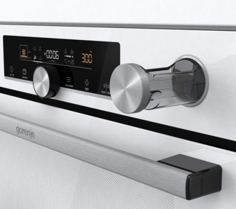 Gorenje Oven | BPSA6747A08WG | 77 L | Electric | AquaClean | Mechanical control | Steam function | Height 59.5 cm | Width 59.5 c Gorenje Oven | BPSA6747A08WG | 77 L | Electric | AquaClean | Mechanical control | Steam function | Height 59.5 cm | Width 59.5 c
