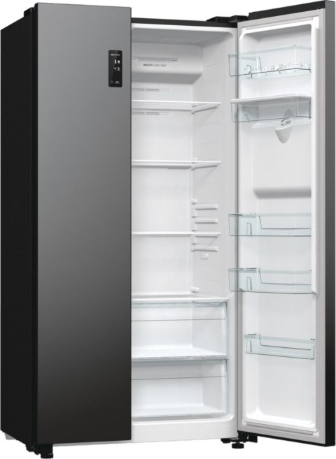 Gorenje Refrigerator | NRR9185EABXLWD | Energy efficiency class E | Free standing | Side by side | Height 178.6 cm | No Frost sy Gorenje Refrigerator | NRR9185EABXLWD | Energy efficiency class E | Free standing | Side by side | Height 178.6 cm | No Frost sy