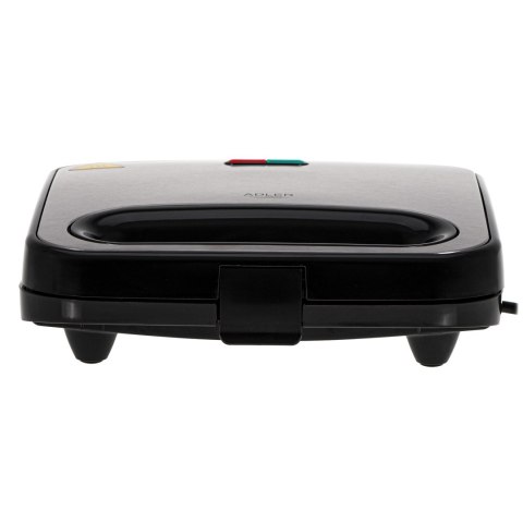 Adler Sandwich Maker | AD 3076 | 1000 W | Number of plates 1 | Black/Silver Adler Sandwich Maker | AD 3076 | 1000 W | Number of plates 1 | Black/Silver