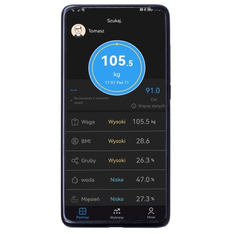 Adler Smart Bathroom Scale | AD 8187 | Maximum weight (capacity) 180 kg | Accuracy 100 g | Body Mass Index (BMI) measuring | Whi Adler Smart Bathroom Scale | AD 8187 | Maximum weight (capacity) 180 kg | Accuracy 100 g | Body Mass Index (BMI) measuring | Whi