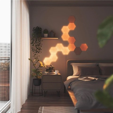 Nanoleaf|Elements Wood Look Hexagons Expansion Pack (3 panels)|Cool White + Warm White Nanoleaf|Elements Wood Look Hexagons Expansion Pack (3 panels)|Cool White + Warm White