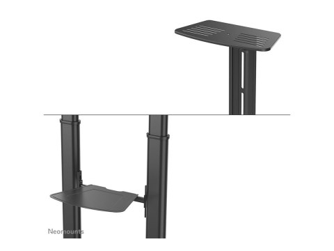 Neomounts PLASMA-M1950E TV trolley - 60-100" - max 100 kg - manual h 134-166 cm - VESA 200x200-1000x600 - incl. cam/hardware she Neomounts PLASMA-M1950E TV trolley - 60-100" - max 100 kg - manual h 134-166 cm - VESA 200x200-1000x600 - incl. cam/hardware she