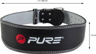 Pas do podnoszenia ciężarów Pure2Improve, średni | Pure2Improve