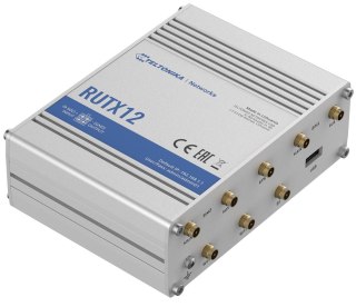 Router Dual LTE Cat 6 | RUTX12 | 802.11ac | 867 Mbit/s | 10/100/1000 Mbit/s | Porty Ethernet LAN (RJ-45) 4 | Obsługa sieci Nie |