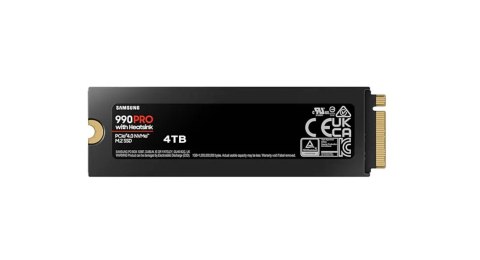 Samsung | 990 PRO z radiatorem | 4000 GB | Format SSD M.2 2280 | Interfejs SSD M.2 NVME | Prędkość odczytu 7450 MB/s | Prędkość Samsung | 990 PRO z radiatorem | 4000 GB | Format SSD M.2 2280 | Interfejs SSD M.2 NVME | Prędkość odczytu 7450 MB/s | Prędkość