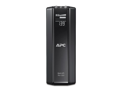 Schneider Electric APC Back-UPS Pro, Tower, 10x IEC C13 outlets, AVR, LCD, user-replaceable battery | BR1500GI | 1500 VA | 865 W Schneider Electric APC Back-UPS Pro, Tower, 10x IEC C13 outlets, AVR, LCD, user-replaceable battery | BR1500GI | 1500 VA | 865 W