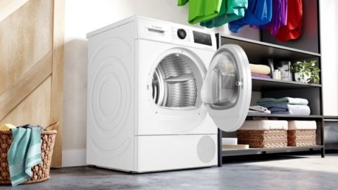 Suszarka Bosch z pompą ciepła | WTU876IHSN | Klasa efektywności energetycznej A++ | Ładowana od przodu | 9 kg | LED | Głębokość Suszarka Bosch z pompą ciepła | WTU876IHSN | Klasa efektywności energetycznej A++ | Ładowana od przodu | 9 kg | LED | Głębokość