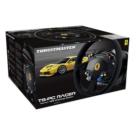Thrustmaster | Kierownica TS-PC Racer Ferrari 488 Challenge Edition | Kierownica do gier wyścigowych Thrustmaster | Kierownica TS-PC Racer Ferrari 488 Challenge Edition | Kierownica do gier wyścigowych