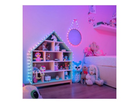 Twinkly Candies 100 Heart-shaped RGB LEDs, Clear Wire, USB-C|Twinkly Twinkly Candies 100 Heart-shaped RGB LEDs, Clear Wire, USB-C|Twinkly